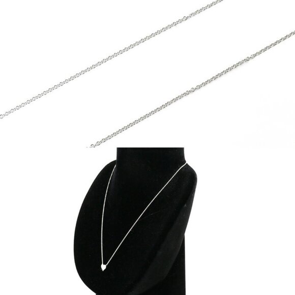 TIFFANY & CO. Platinum Diamond Necklace - Picture 5 of 6